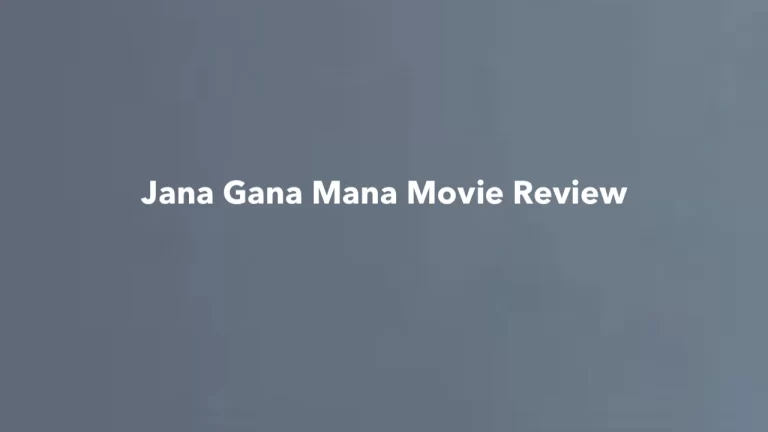 Jana Gana Mana: A Gripping Tale of Revenge and Love in India | Khatrimaza’s Upcoming Telugu Movie Reviews